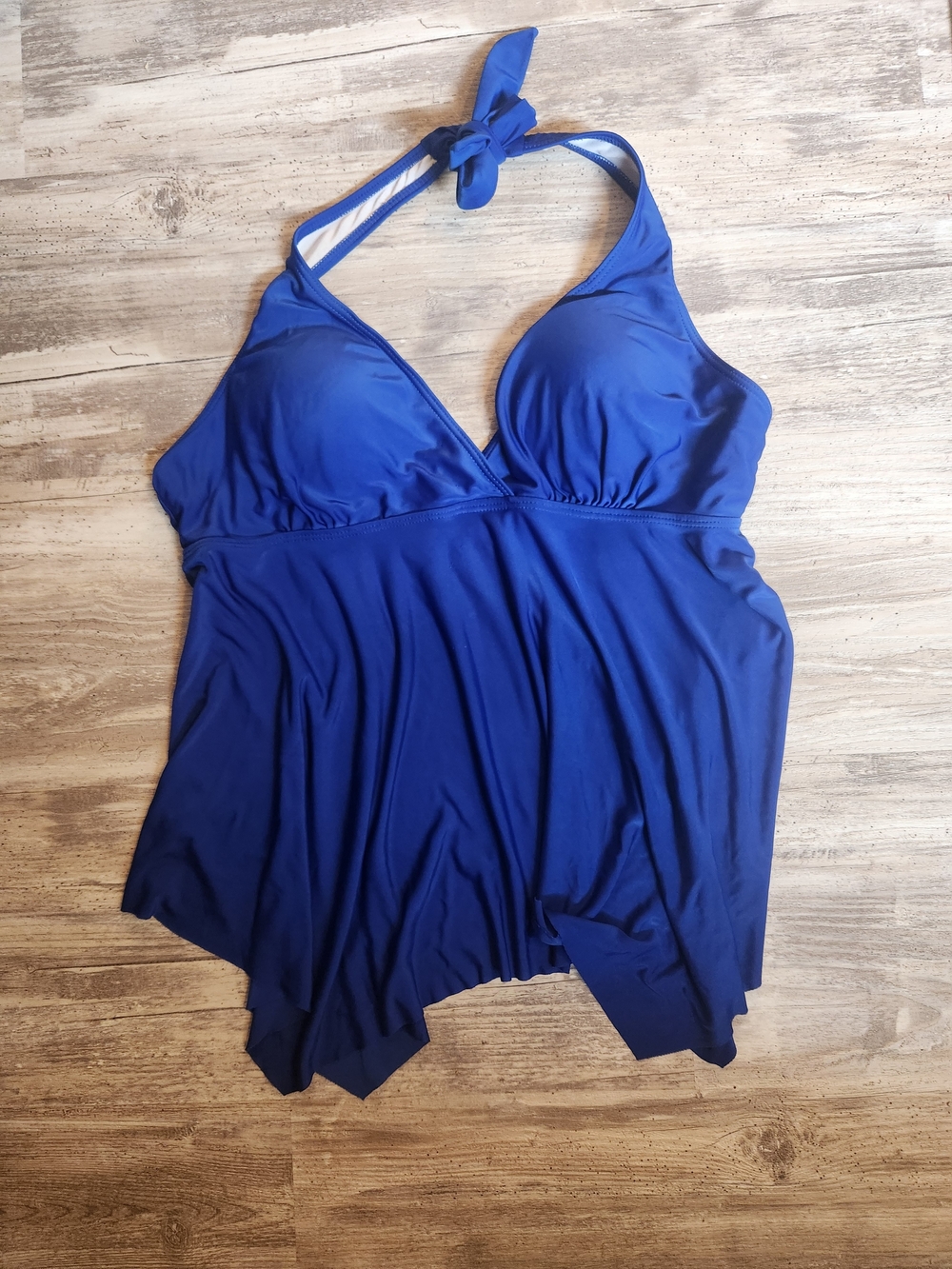 Royal Blue Halter Swim Top